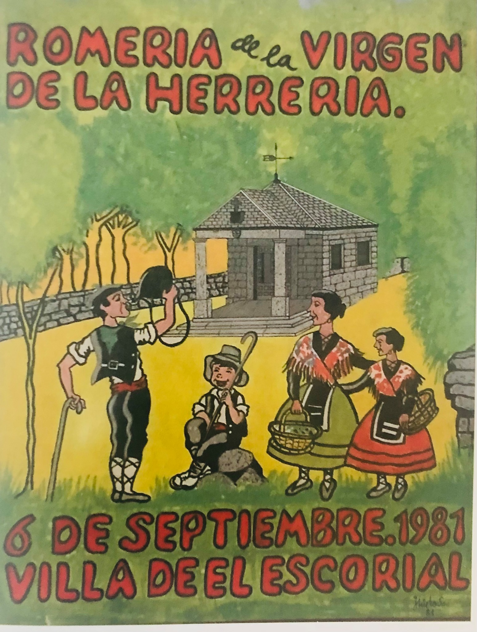 Romería de la Virgen de la Herrería 1981 El Escorial